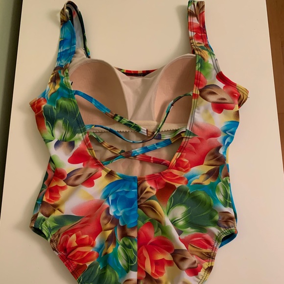 Shore Shapes Floral One Piece Bikini - Picture 1 of 2
